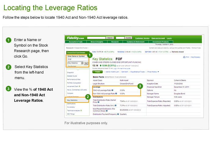 Image: Leverage Ratios on Fidelity.com