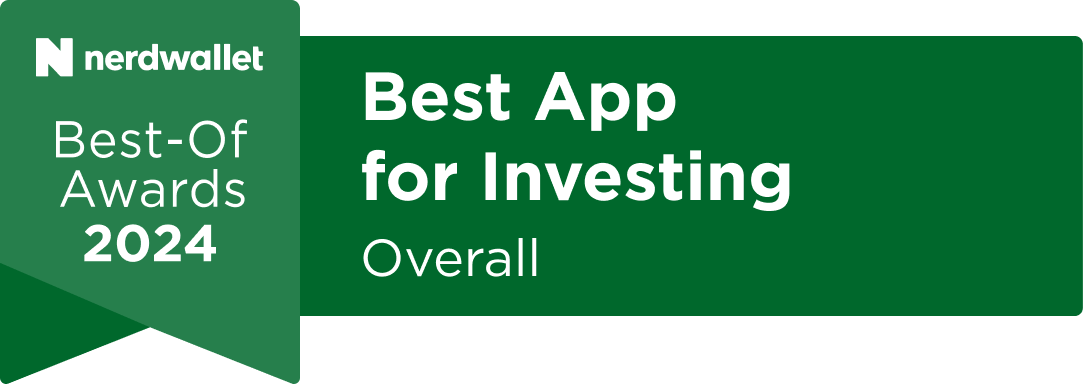 Nerdwallet Best-Of Awards 2023: Best App for Investing Overall