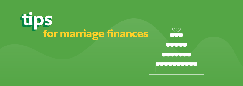 3 tips for marital financial bliss (decorative graphic)