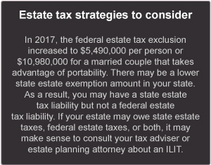 Estate tax strategies to consider