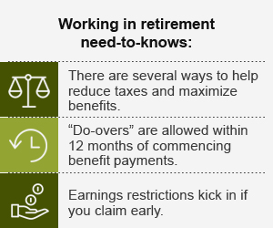 Working in retirement need-to-knows