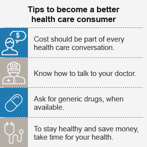 Tips to become a better health care consumer