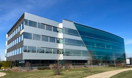 Image is of the Fidelity Investor Center in Louisville, Kentucky.