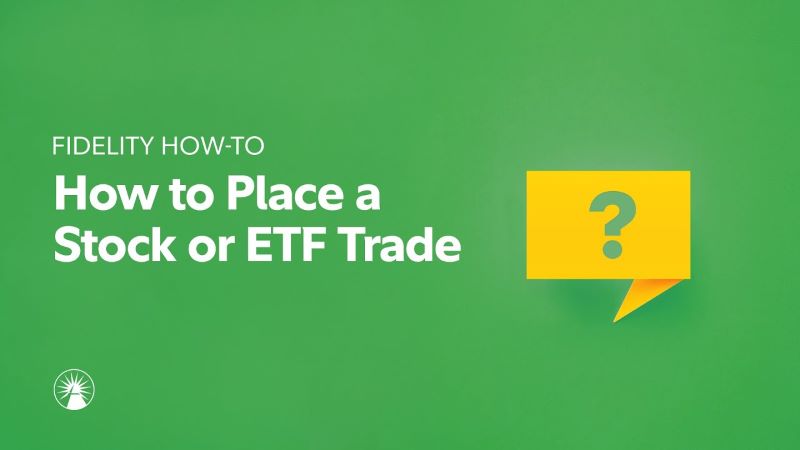 How to place a stock or ETF trade