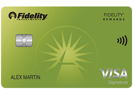 Fidelity Rewards Visa Signature Card  Credit Card  Fidelity