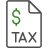 paper taxes icon