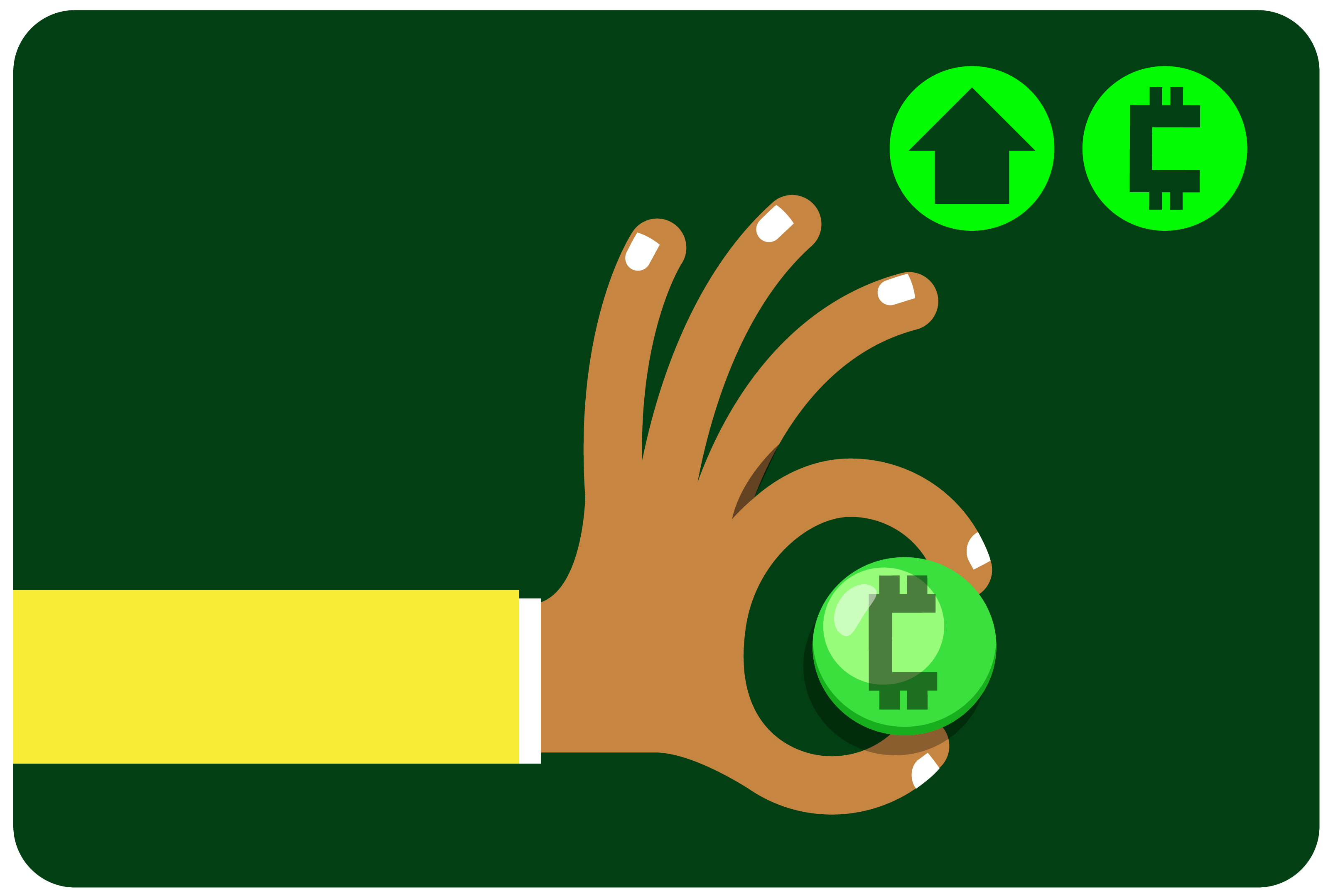 Infographic explaining crypto is easily accessible to anyone with an internet connection.