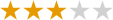 Overall MorningStar Rating 3stars